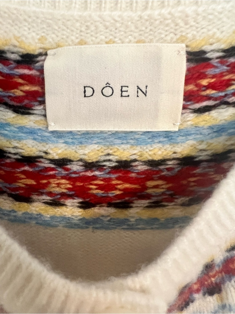 NWT Doen Olympe Cardigan, size L - Picture 4 of 5